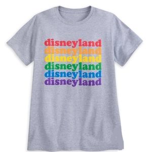 DisneyParks Disneyland Rainbow Pride Tshirt Large NWT